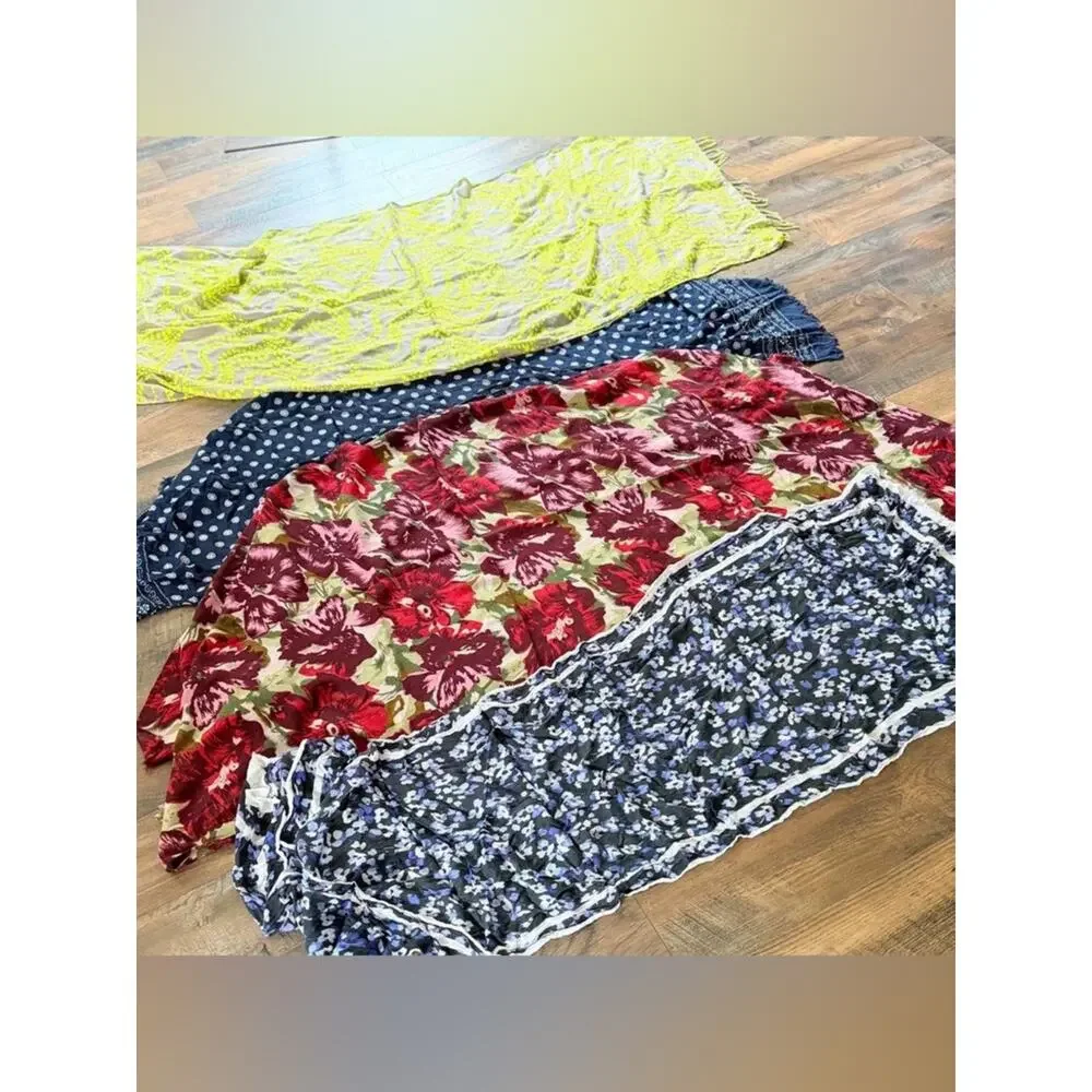 Wraps poncho scarf bundle lot bohemian gypsy indie rock 11 scarves